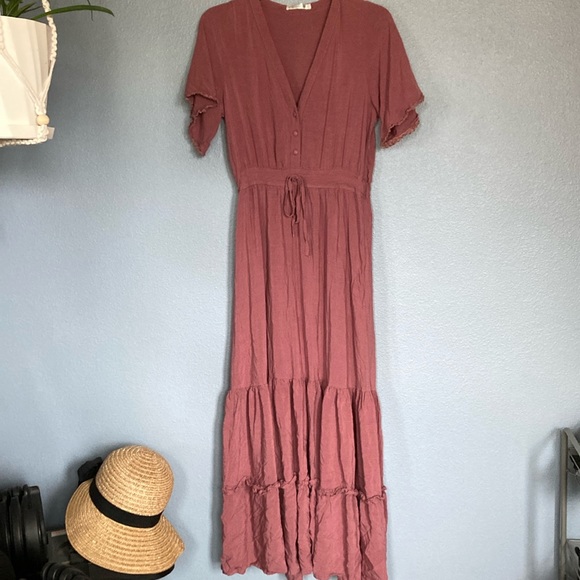 R.Vivimos Dresses & Skirts - R. VIVIMOS Bohemian/farmhouse style floor length feminine dress size US 8/10
